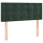 vidaXL Cama box spring con colchón terciopelo verde oscuro 100x200 cm vidaXL Cama box spring con colchón terciopelo verde oscuro 100x200 cm