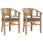 vidaXL Juego de comedor para jardín 3 pzas madera maciza de teca vidaXL Juego de comedor para jardín 3 pzas madera maciza de teca