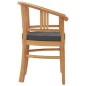 vidaXL Juego de comedor para jardín 3 pzas madera maciza de teca vidaXL Juego de comedor para jardín 3 pzas madera maciza de teca