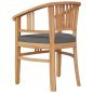 vidaXL Juego de comedor para jardín 3 pzas madera maciza de teca vidaXL Juego de comedor para jardín 3 pzas madera maciza de teca