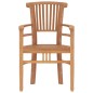 vidaXL Juego de comedor para jardín 9 piezas madera maciza de teca vidaXL Juego de comedor para jardín 9 piezas madera maciza de teca