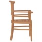 vidaXL Juego de comedor para jardín 9 piezas madera maciza de teca vidaXL Juego de comedor para jardín 9 piezas madera maciza de teca
