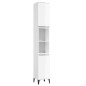 vidaXL Set muebles de baño 3 piezas madera contrachapada blanco brillo vidaXL Set muebles de baño 3 piezas madera contrachapada blanco brillo