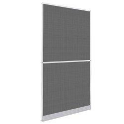 vidaXL Mosquitera con bisagras para puertas blanca 120x240 cm