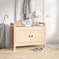 vidaXL Banco de recibidor madera maciza de pino 80x40x60 cm vidaXL Banco de recibidor madera maciza de pino 80x40x60 cm