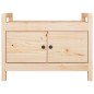 vidaXL Banco de recibidor madera maciza de pino 80x40x60 cm vidaXL Banco de recibidor madera maciza de pino 80x40x60 cm