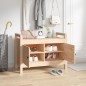 vidaXL Banco de recibidor madera maciza de pino 80x40x60 cm vidaXL Banco de recibidor madera maciza de pino 80x40x60 cm