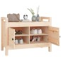 vidaXL Banco de recibidor madera maciza de pino 80x40x60 cm vidaXL Banco de recibidor madera maciza de pino 80x40x60 cm