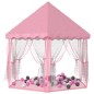 vidaXL Carpa de juegos de princesa con 250 bolas rosa 133x140 cm vidaXL Carpa de juegos de princesa con 250 bolas rosa 133x140 cm
