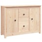vidaXL Aparador de madera maciza de pino 100x35x74 cm vidaXL Aparador de madera maciza de pino 100x35x74 cm