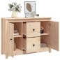 vidaXL Aparador de madera maciza de pino 100x35x74 cm vidaXL Aparador de madera maciza de pino 100x35x74 cm