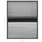 vidaXL Mosquitera plisada para ventanas aluminio con sombra 80x100cm vidaXL Mosquitera plisada para ventanas aluminio con sombra 80x100cm