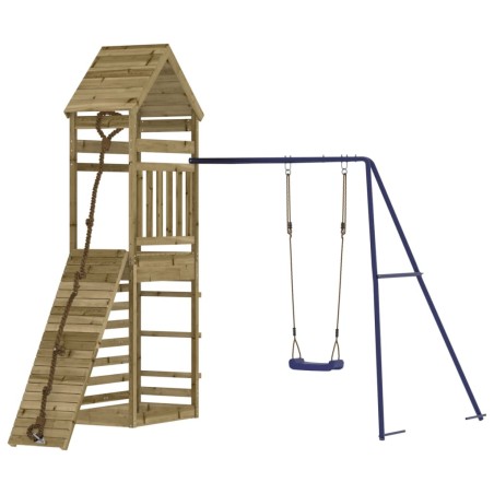 vidaXL Parque infantil de exterior madera de pino impregnada