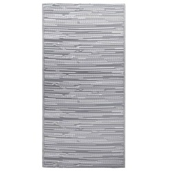 vidaXL Alfombra de exterior PP gris 120x180 cm