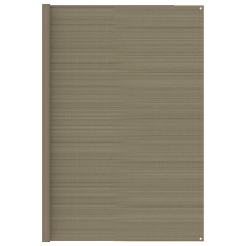 vidaXL Alfombra de tienda de campaña gris taupe 250x450 cm vidaXL Alfombra de tienda de campaña gris taupe 250x450 cm