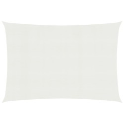 vidaXL Toldo de vela HDPE blanco 160 g/m² 2,5x3 m 