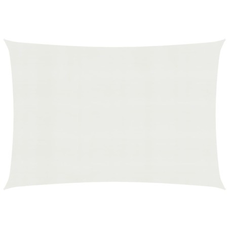 vidaXL Toldo de vela HDPE blanco 160 g/m² 2,5x3 m 