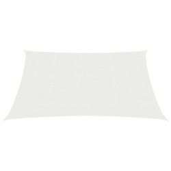 vidaXL Toldo de vela HDPE blanco 160 g/m² 2,5x3 m 