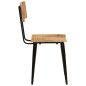 vidaXL Sillas de comedor 2 uds madera maciza de mango 44x40x80 cm vidaXL Sillas de comedor 2 uds madera maciza de mango 44x40x80 cm