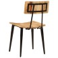 vidaXL Sillas de comedor 2 uds madera maciza de mango 44x40x80 cm vidaXL Sillas de comedor 2 uds madera maciza de mango 44x40x80 cm