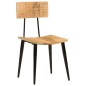 vidaXL Sillas de comedor 2 uds madera maciza de mango 44x40x80 cm vidaXL Sillas de comedor 2 uds madera maciza de mango 44x40x80 cm