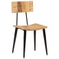 vidaXL Sillas de comedor 2 uds madera maciza de mango 44x40x80 cm vidaXL Sillas de comedor 2 uds madera maciza de mango 44x40x80 cm