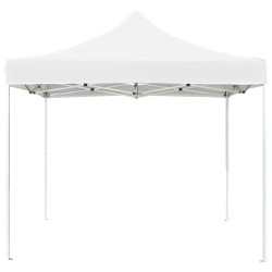 vidaXL Carpa plegable profesional de aluminio blanco 3x3 m