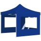 vidaXL Carpa plegable profesional con paredes aluminio azul 3x3 m vidaXL Carpa plegable profesional con paredes aluminio azul 3x3 m