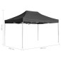 vidaXL Carpa plegable profesional de aluminio gris antracita 4,5x3 m vidaXL Carpa plegable profesional de aluminio gris antracita 4,5x3 m