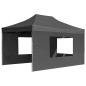 vidaXL Carpa plegable con paredes aluminio gris antracita 4,5x3 m vidaXL Carpa plegable con paredes aluminio gris antracita 4,5x3 m