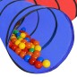 vidaXL Túnel de juegos para niños con 250 bolas multicolor vidaXL Túnel de juegos para niños con 250 bolas multicolor