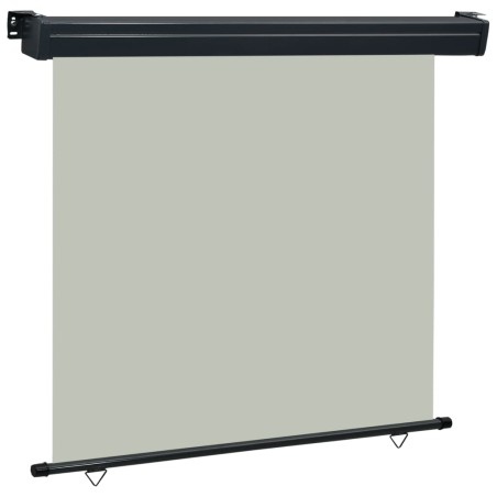 vidaXL Toldo lateral de balcón gris 160x250 cm