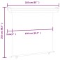 vidaXL Toldo lateral de balcón gris 160x250 cm vidaXL Toldo lateral de balcón gris 160x250 cm