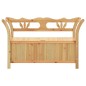 vidaXL Banco madera maciza de abeto 107x45x75,5 cm
