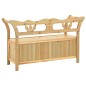 vidaXL Banco madera maciza de abeto 107x45x75,5 cm