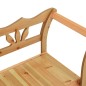 vidaXL Banco madera maciza de abeto 107x45x75,5 cm