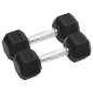vidaXL Mancuernas 2 unidades hierro fundido 12 kg vidaXL Mancuernas 2 unidades hierro fundido 12 kg