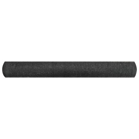 vidaXL Red de privacidad HDPE negro 1x50 m 150 g/m² 