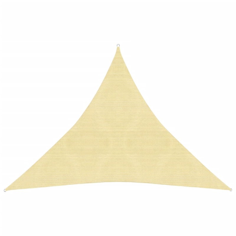 vidaXL Toldo de vela HDPE beige 160 g/m² 6x6x6 m vidaXL Toldo de vela HDPE beige 160 g/m² 6x6x6 m