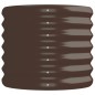 vidaXL Jardinera arriate acero recubrimiento polvo marrón 152x40x36 cm vidaXL Jardinera arriate acero recubrimiento polvo marrón 152x40x36 cm
