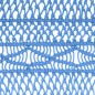 vidaXL Cortina de macramé algodón azul 140x240 cm vidaXL Cortina de macramé algodón azul 140x240 cm