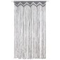 vidaXL Cortina de macramé algodón gris antracita 140x240 cm