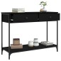 vidaXL Mesa consola madera de ingeniería negra 100x34,5x75 cm vidaXL Mesa consola madera de ingeniería negra 100x34,5x75 cm