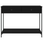 vidaXL Mesa consola madera de ingeniería negra 100x34,5x75 cm vidaXL Mesa consola madera de ingeniería negra 100x34,5x75 cm