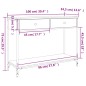 vidaXL Mesa consola madera de ingeniería negra 100x34,5x75 cm vidaXL Mesa consola madera de ingeniería negra 100x34,5x75 cm