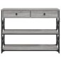 vidaXL Mesa consola madera de ingeniería gris Sonoma 100x28x75 cm vidaXL Mesa consola madera de ingeniería gris Sonoma 100x28x75 cm