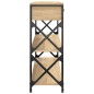 vidaXL Mesa consola madera de ingeniería roble Sonoma 100x28x75 cmm vidaXL Mesa consola madera de ingeniería roble Sonoma 100x28x75 cmm