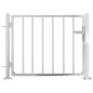 vidaXL Puerta de jardín de acero inoxidable 100x75 cm vidaXL Puerta de jardín de acero inoxidable 100x75 cm