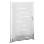 vidaXL Puerta de jardín de acero inoxidable 100x125 cm vidaXL Puerta de jardín de acero inoxidable 100x125 cm