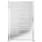 vidaXL Puerta de jardín de acero inoxidable 100x125 cm vidaXL Puerta de jardín de acero inoxidable 100x125 cm